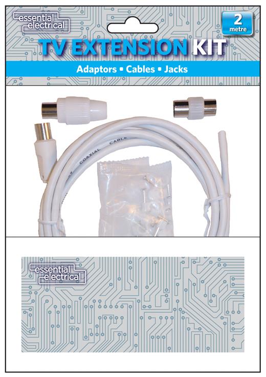 ESSENTIAL ELECTRICAL TV Extension Kit 2M ESSENTIAL ELECTRICAL TV Extension Kit 2M